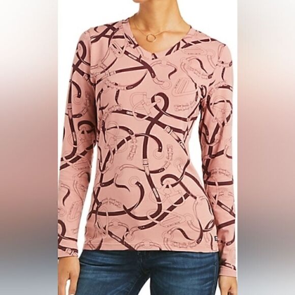 Ariat Tops - Ariat bridle long sleeve organic cotton top